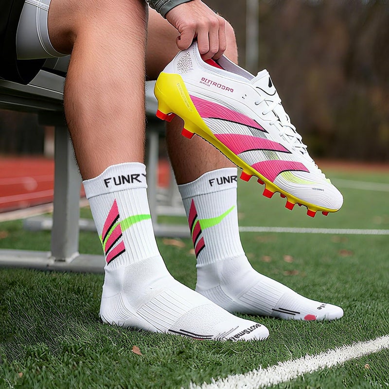 FUNRY Store BOOTSmate Grip Socks Soccer,Ultra Non-Slip,Breathable Soccer Socks for Runing & Basketball, Unisex Fit for Men & Women - Image 3